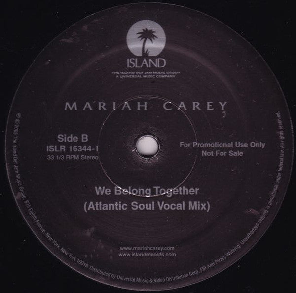 Mariah Carey : We Belong Together (Remixes) (12", M/Print, Promo)