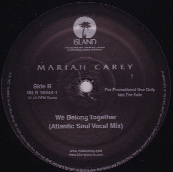 Mariah Carey : We Belong Together (Remixes) (12", M/Print, Promo)