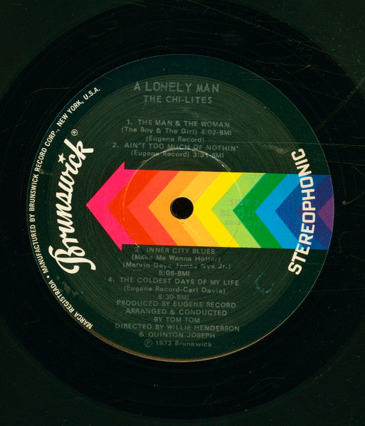 The Chi-Lites : A Lonely Man (LP, Album)