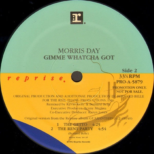 Morris Day : Gimme Whatcha Got (12", Promo)