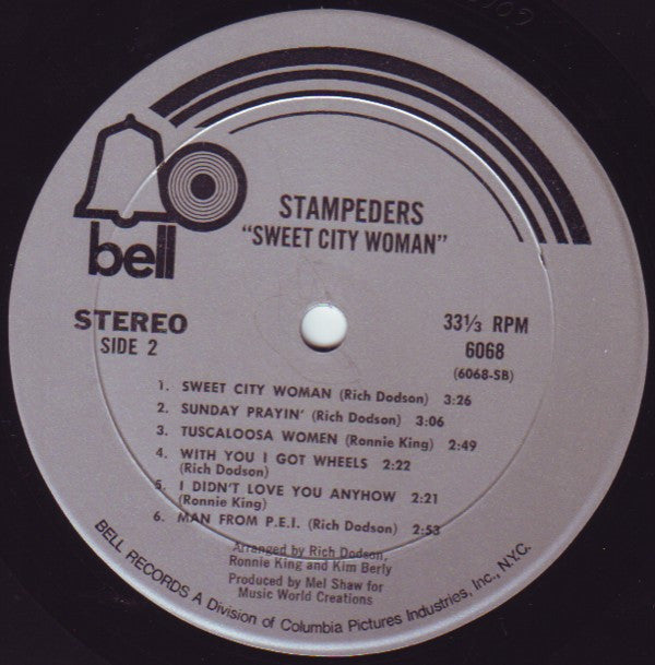The Stampeders : Sweet City Woman (LP, Album)