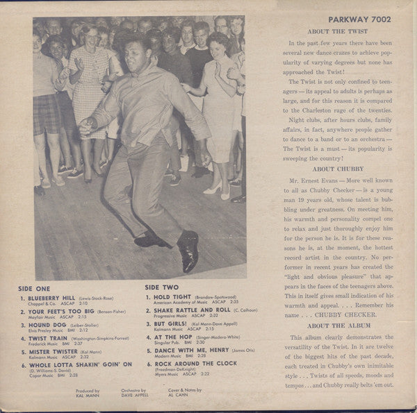 Chubby Checker : For Twisters Only (LP, Album, RE, Mon)