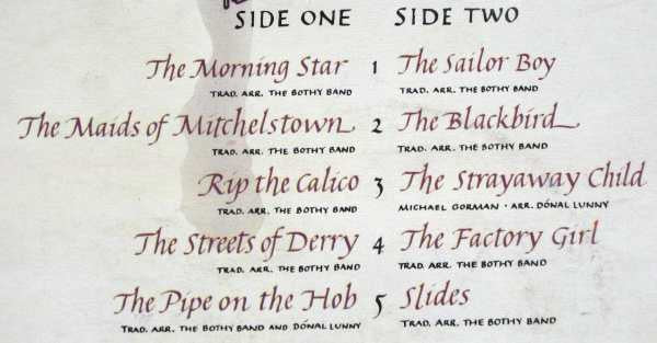 The Bothy Band : Out Of The Wind Into The Sun (LP, Album)