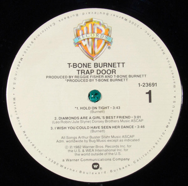 T-Bone Burnett : Trap Door (12", EP, Jac)