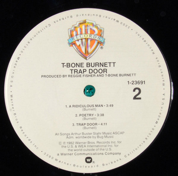 T-Bone Burnett : Trap Door (12", EP, Jac)
