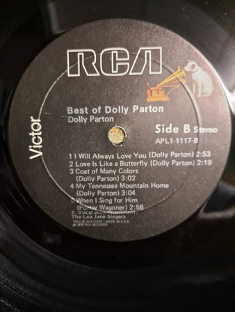 Dolly Parton : Best Of Dolly Parton (LP, Comp, RE, Hol)