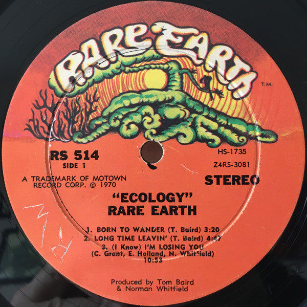 Rare Earth : Ecology (LP, Album, Hol)