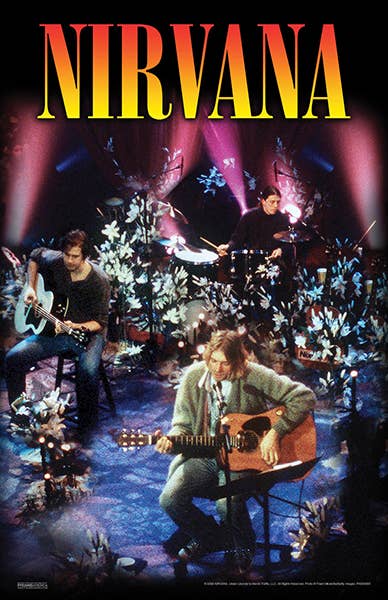Nirvana Unplugged Poster - 11" x 17"