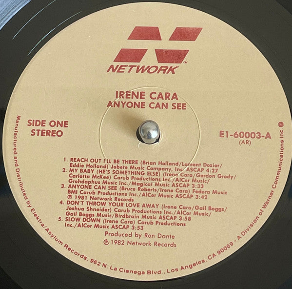 Irene Cara : Anyone Can See (LP, Album, All)