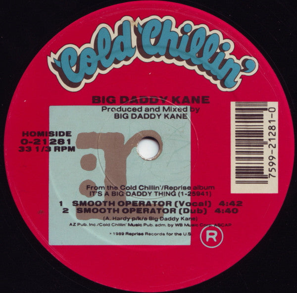 Big Daddy Kane : Smooth Operator / Warm It Up Kane (12", Maxi)