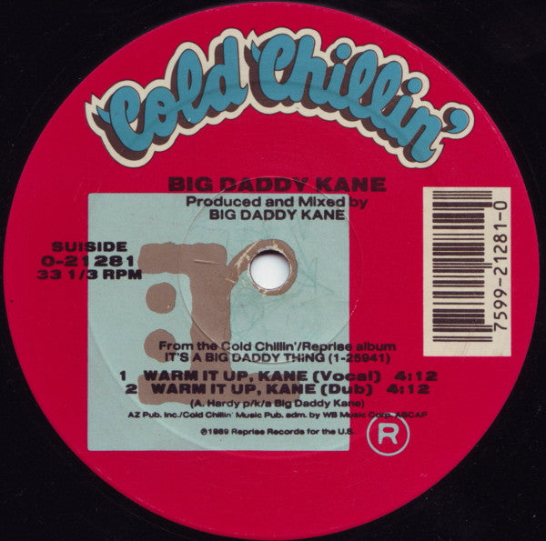 Big Daddy Kane : Smooth Operator / Warm It Up Kane (12", Maxi)