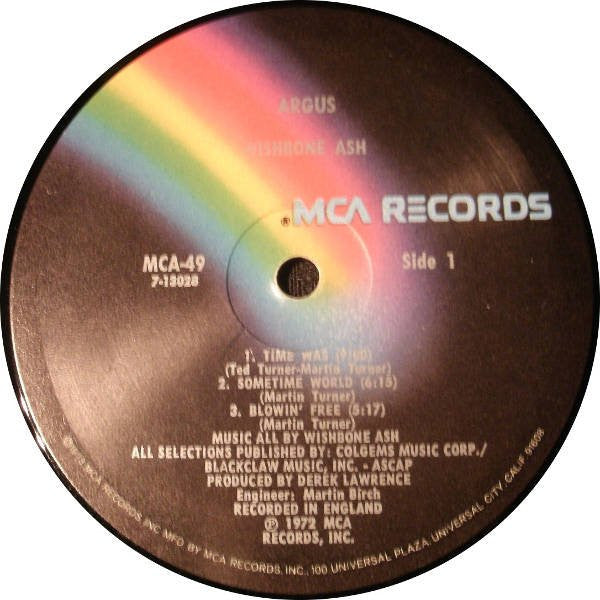 Wishbone Ash : Argus (LP, Album, RE)
