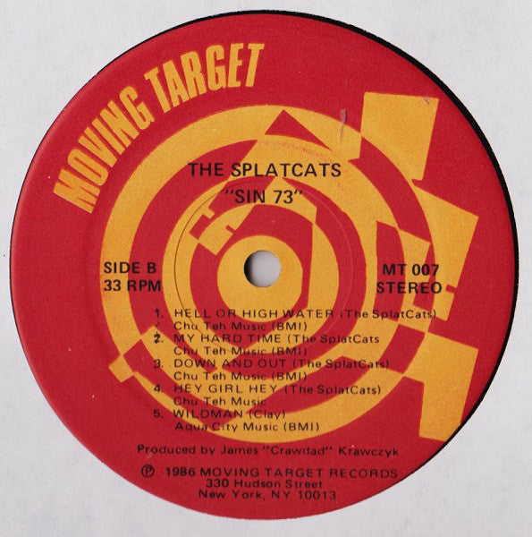 The Splatcats : Sin 73 (LP, Album)