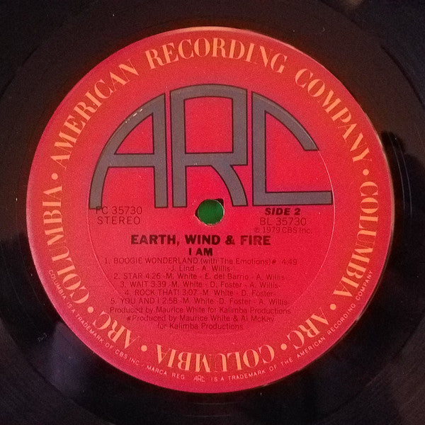 Earth, Wind & Fire : I Am (LP, Album, Ter)