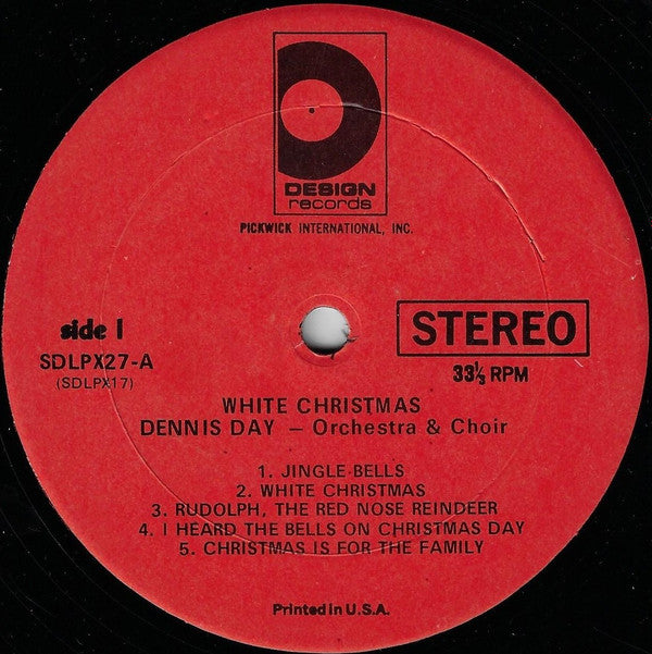 Dennis Day Orchestra & Choir : White Christmas (LP)