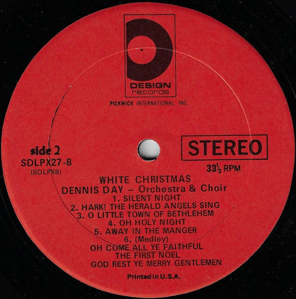 Dennis Day Orchestra & Choir : White Christmas (LP)