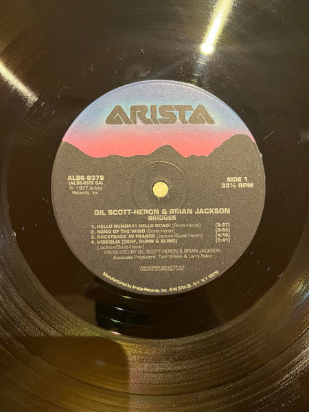 Gil Scott-Heron & Brian Jackson : Bridges (LP, Album, RP)