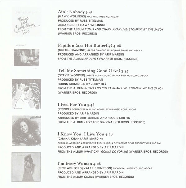 Chaka Khan : Epiphany: The Best Of Chaka Khan Volume One (HDCD, Comp)