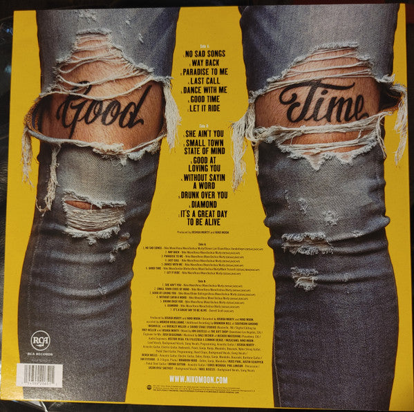 Niko Moon : Good Time (LP, Album, Whi)