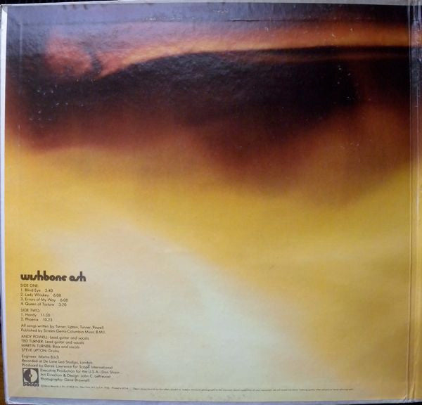 Wishbone Ash : Wishbone Ash (LP, Album, Pin)
