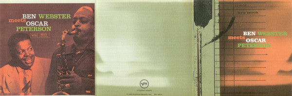 Ben Webster, Oscar Peterson : Ben Webster Meets Oscar Peterson (CD, Album, RE, RM, EDC)