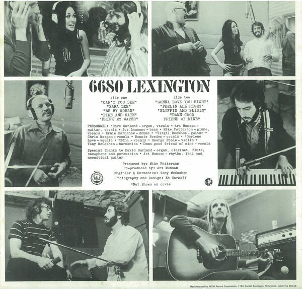 6680 Lexington : 6680 Lexington (LP, Album)