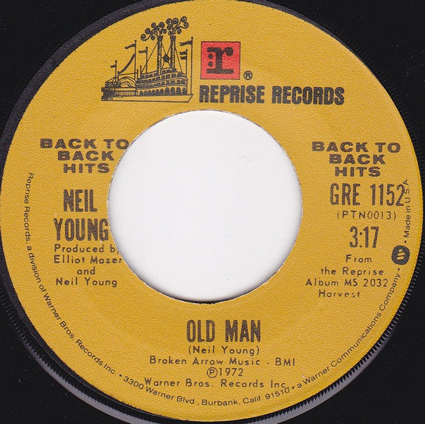 Neil Young : Heart Of Gold / Old Man (7", Single, RE)