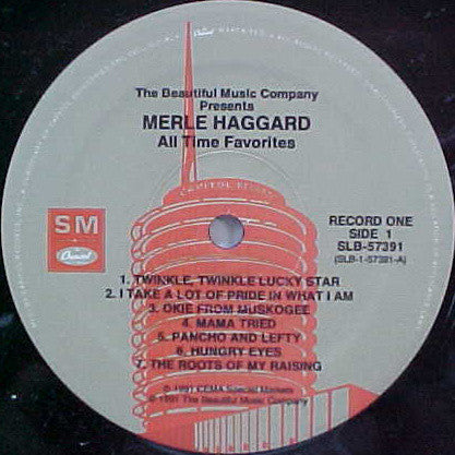 Merle Haggard : All-Time Favorites /  Treasury Of Love Songs (2xLP, Comp)