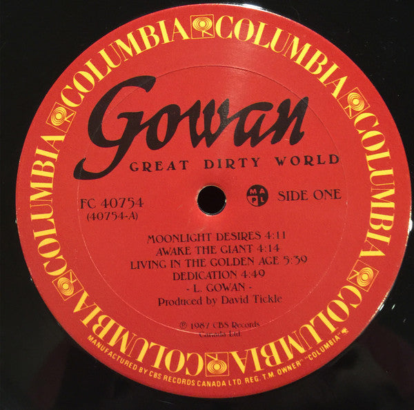 Gowan : Great Dirty World (LP, Album)