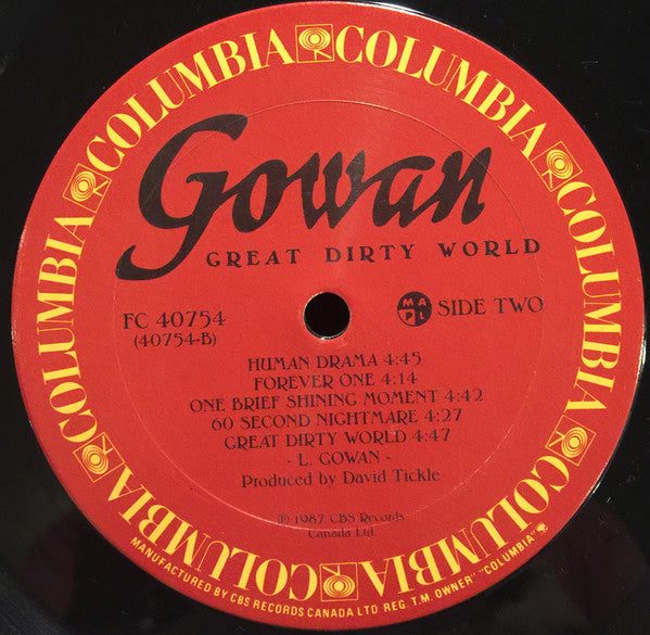 Gowan : Great Dirty World (LP, Album)