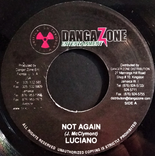 Luciano (2) : Not Again (7")