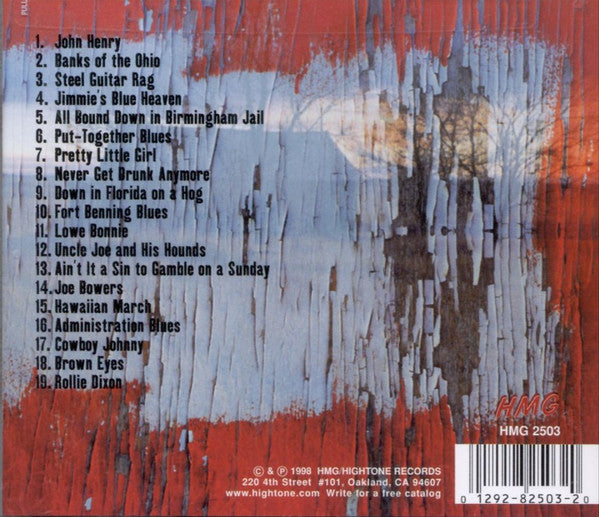 Jimmie Tarlton : Steel Guitar Rag (CD, Album, RE)