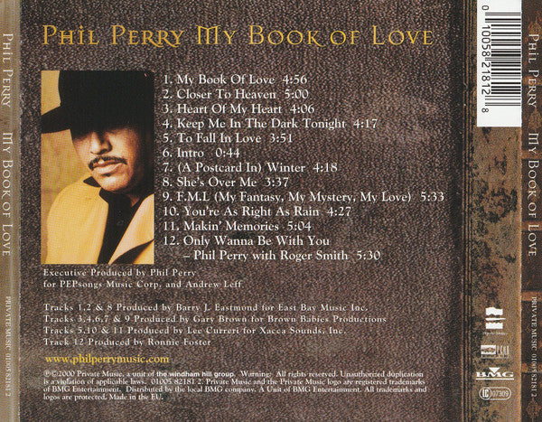 Phil Perry (2) : My Book Of Love (CD, Album)