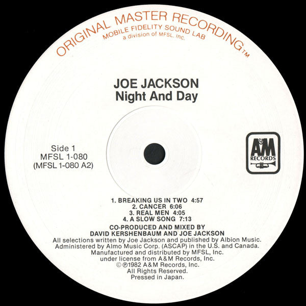 Joe Jackson : Night And Day (LP, Album, Ltd, M/Print, RM)