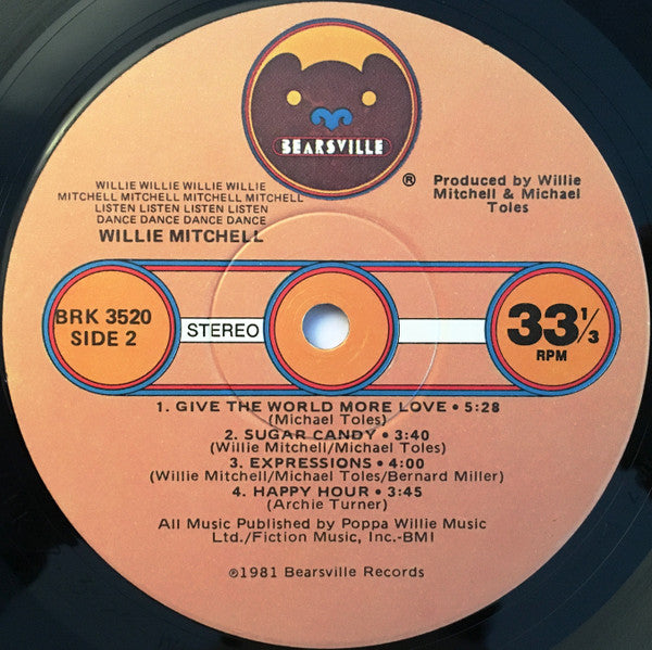 Willie Mitchell : Willie...Mitchell...Listen...Dance (LP, Album)