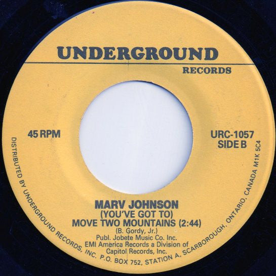 Marv Johnson : You Got What It Takes / (You've Got To) Move Two Mountains (7")