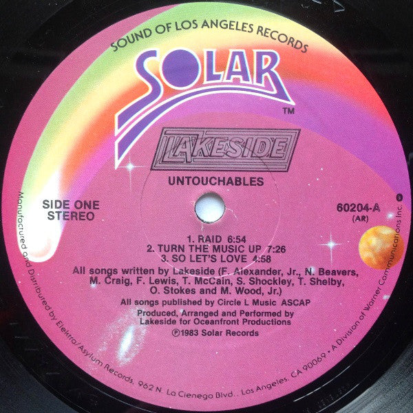 Lakeside : Untouchables (LP, Album, AR,)