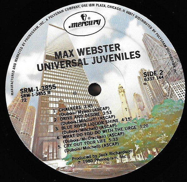 Max Webster : Universal Juveniles (LP, Album, PRC)