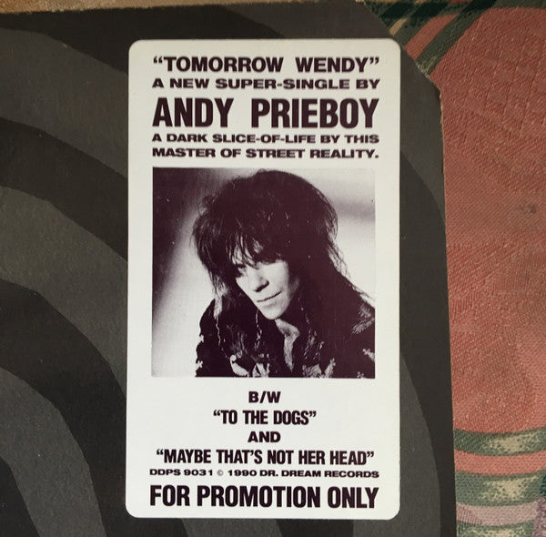Andy Prieboy : Tomorrow Wendy (12", Single)