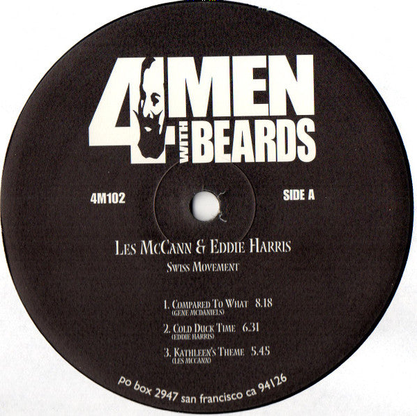 Les McCann & Eddie Harris : Swiss Movement (LP, Album, RE, RM, 180)