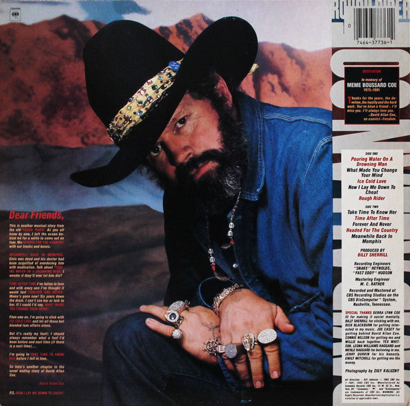 David Allan Coe : Rough Rider (LP, Album)