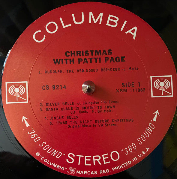 Patti Page : Christmas With Patti Page (LP, Album, Pit)
