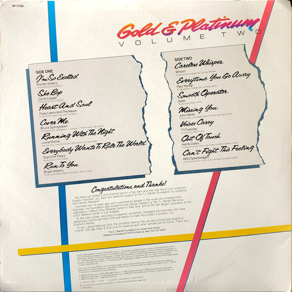 Various : Gold & Platinum Volume Two (LP, Comp, Mix)