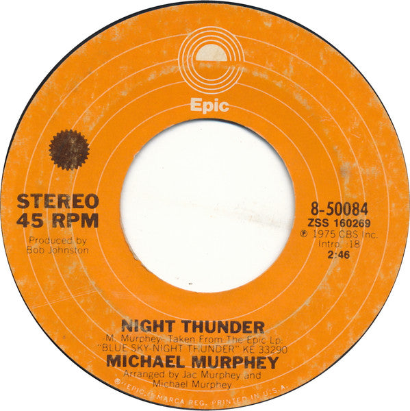 Michael Murphey* : Wildfire (7", Single, Pit)