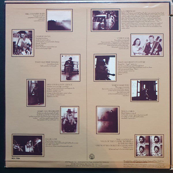 Jerry Jeff Walker : Jerry Jeff Walker (LP, Album, RE)