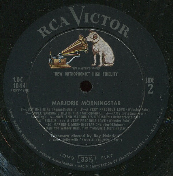 Max Steiner : Marjorie Morningstar (LP, Album, Mono)