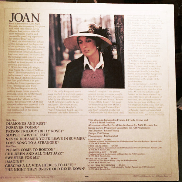 Joan Baez : The Best Of Joan C. Baez (LP, Comp, Club, Pit)