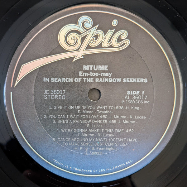 Mtume : In Search Of The Rainbow Seekers (LP, Album, Ter)