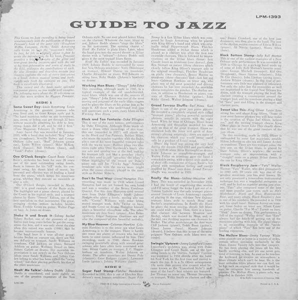 Various : Guide To Jazz (LP, Album, Comp, Mono)