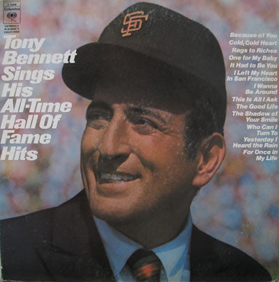 Tony Bennett : Tony Bennett Sings His All Time Hall Of Fame Hits (LP, Comp)